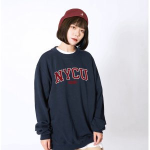 NYCU經典款美式大學T_深藍